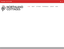 Tablet Screenshot of northlandcottages.com